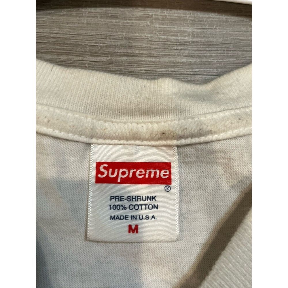 SS22 SUPREME GAS ALWAYS OPEN BOX LOGO TEE T‎ SHIRT WHITE SZ Medium - Picture 4 of 6